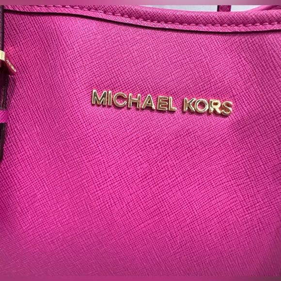 Michael Kors Fuschia Pink Purse - Picture 3 of 16